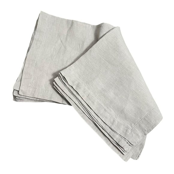 Restoration Hardware Dining Restoration Hardware Taupe Beige Linen